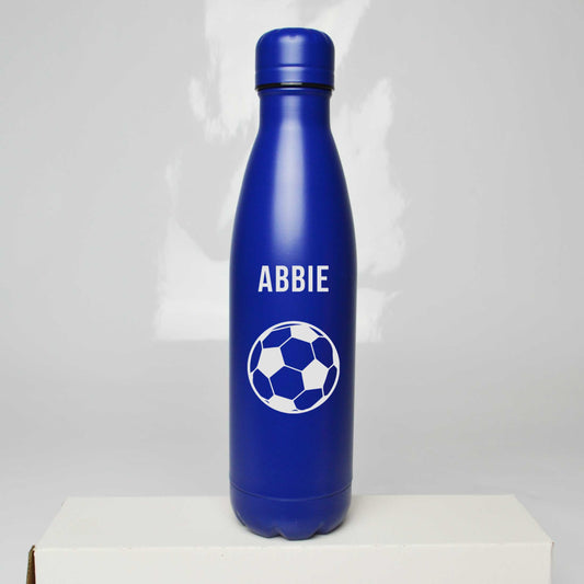 Personalised Football Engraved Thermos Bottle 500ml