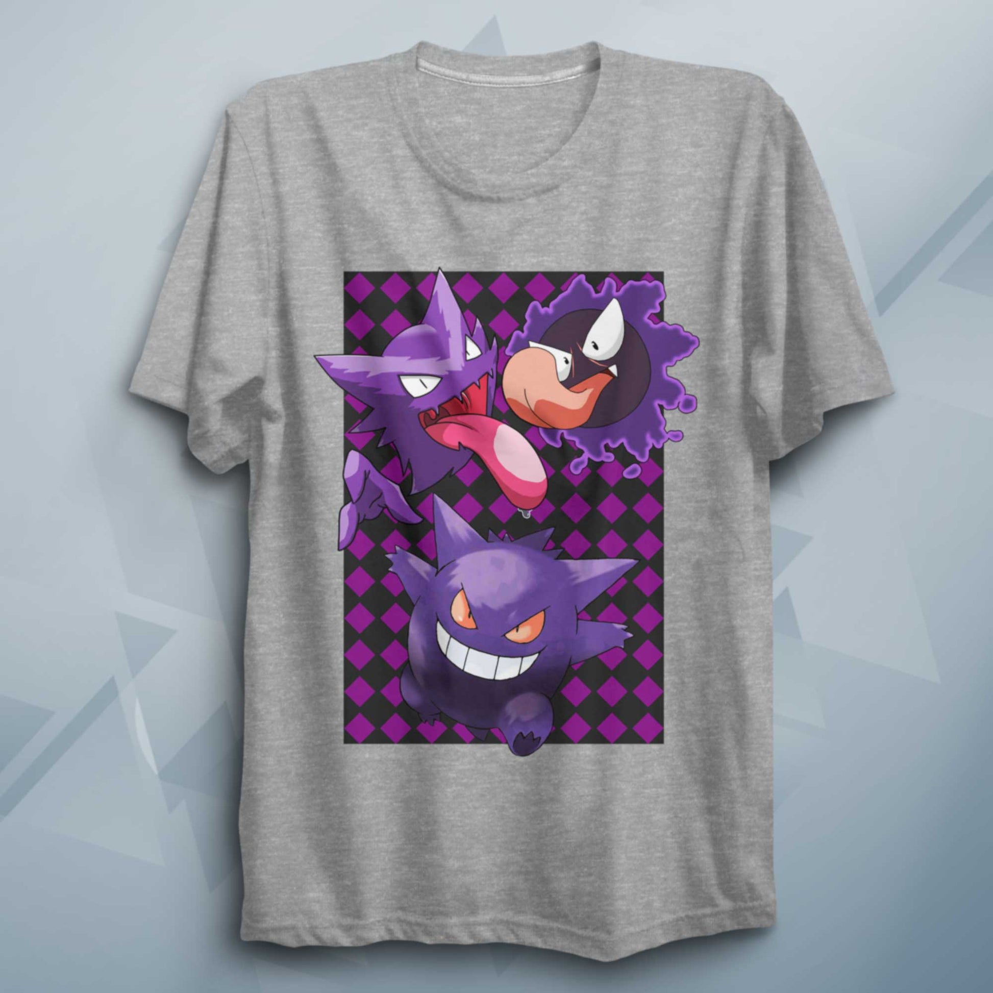 PKMN Gengar Haunter Ghastly T Shirt Anime Shirt - FLUX DESIGNS