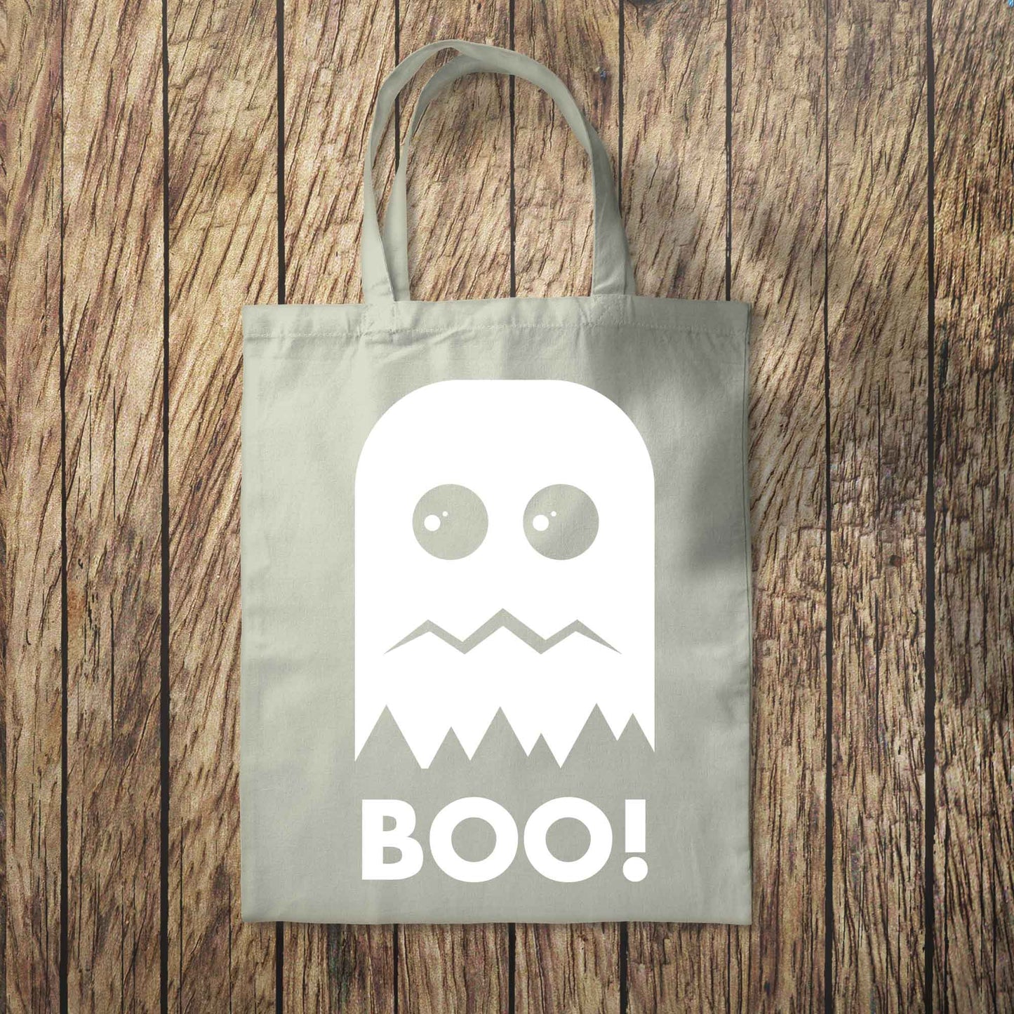 Halloween Tote Bag Ghost BOO! 10L Bag - FLUX DESIGNS