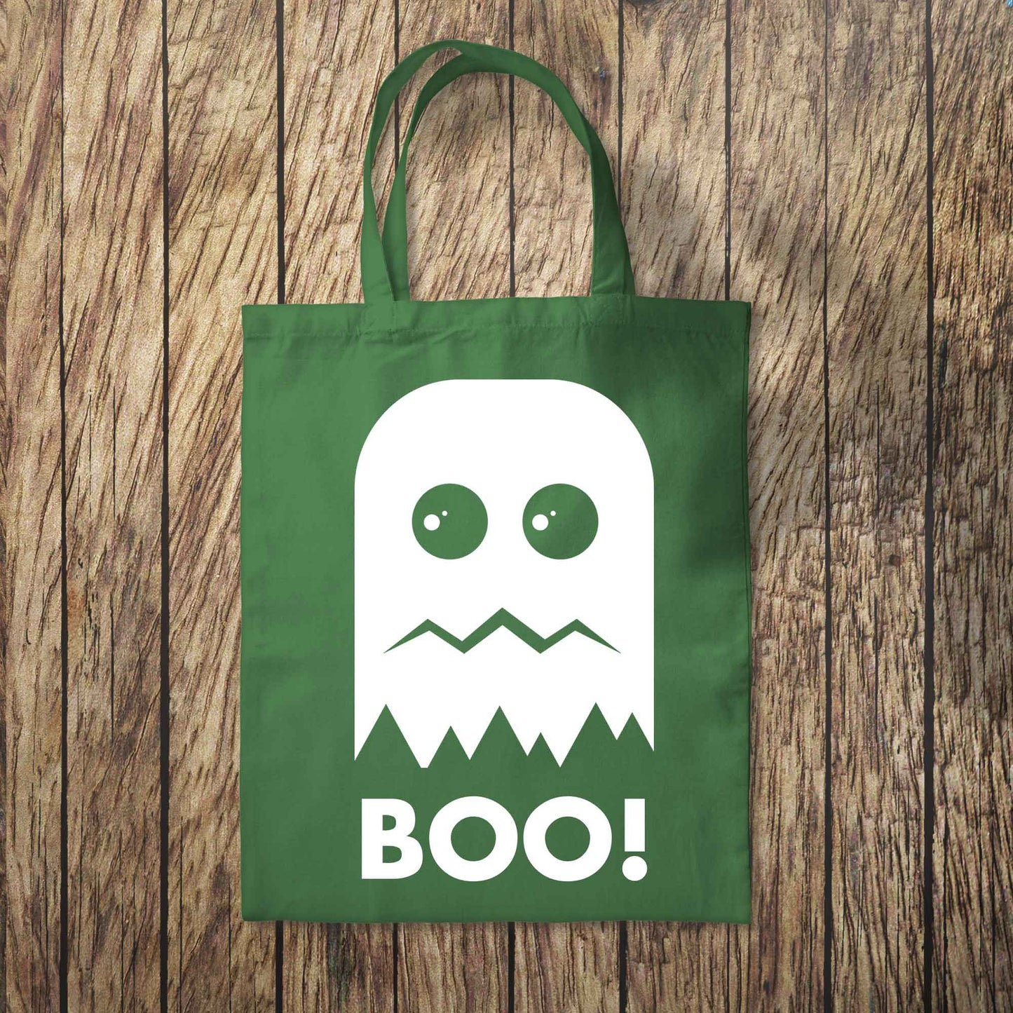 Halloween Tote Bag Ghost BOO! 10L Bag - FLUX DESIGNS