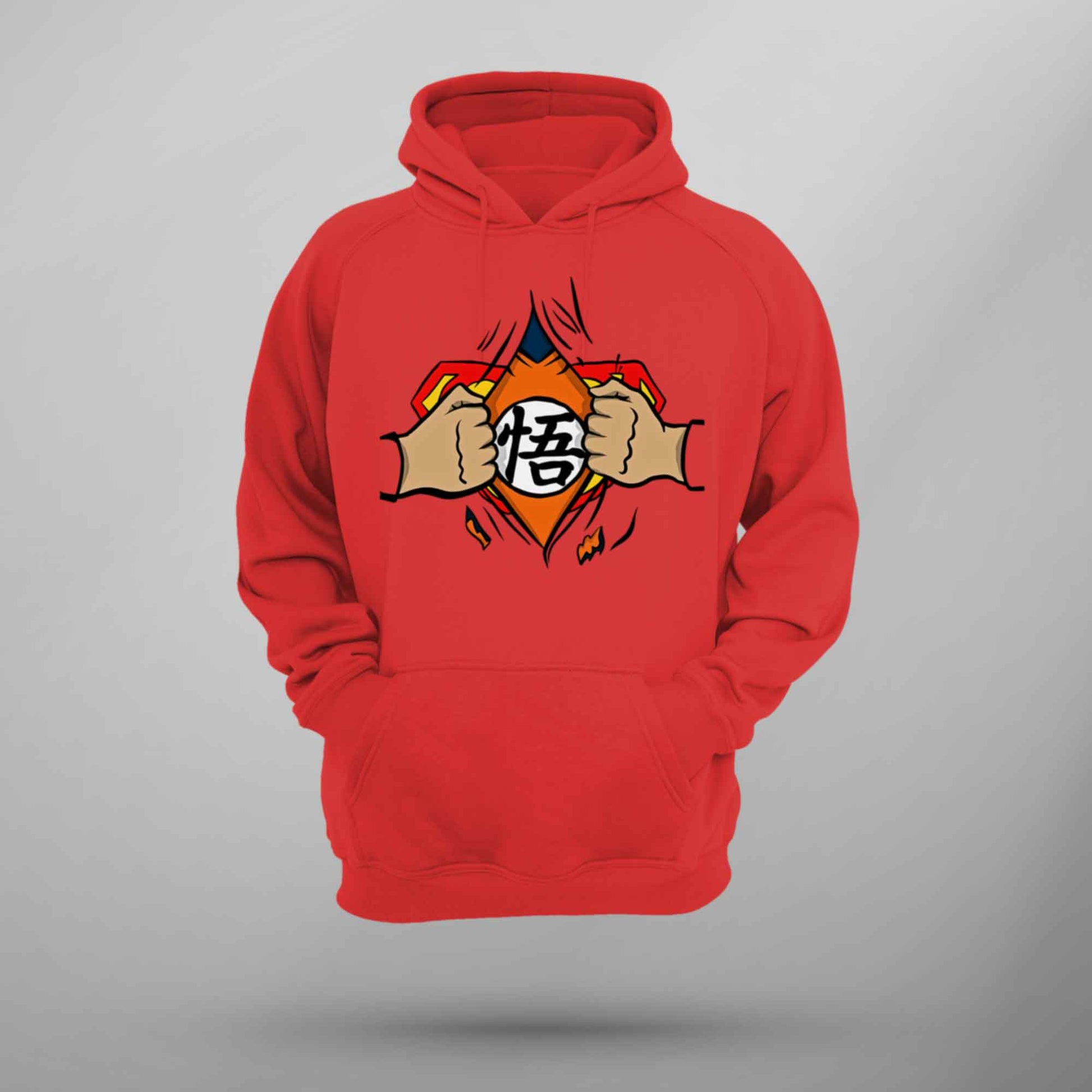 DBZ Goku Hoodie Anime Hoodie Kakarot Superman - FLUX DESIGNS