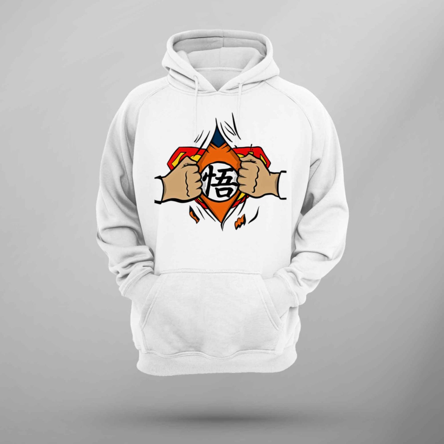 DBZ Goku Hoodie Anime Hoodie Kakarot Superman - FLUX DESIGNS