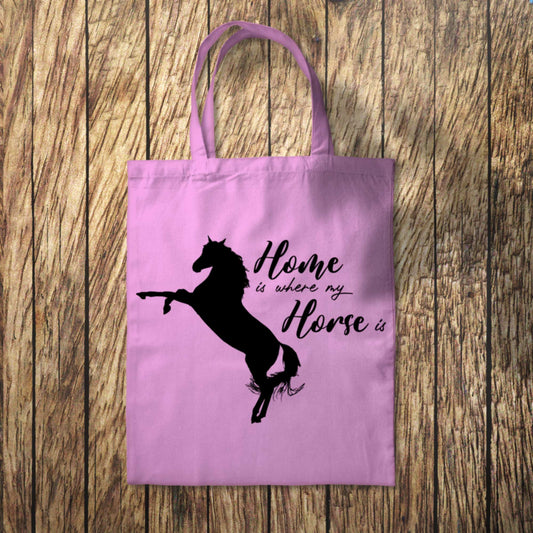 Home Is Where My Horse Is Tote Bag 10L Bag