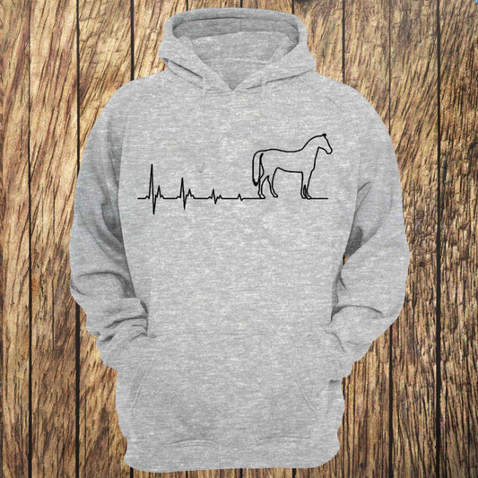 Horse Heartbeat Unisex Hoodie