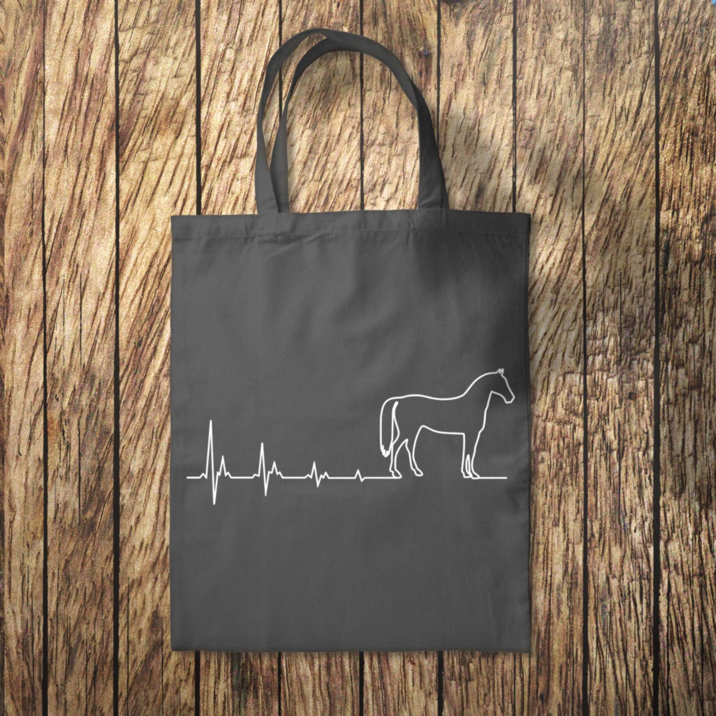 Horse Heartbeat Tote Bag 10L Bag