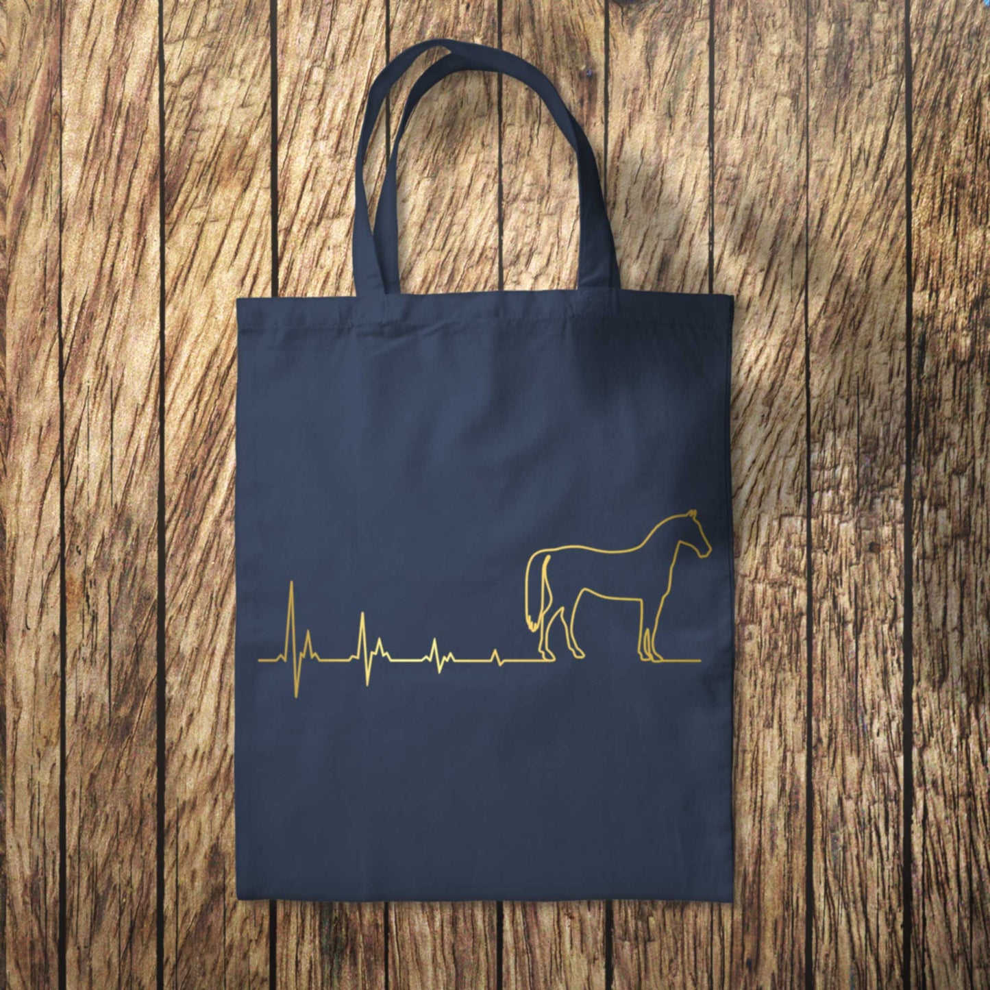 Horse Heartbeat Tote Bag 10L Bag