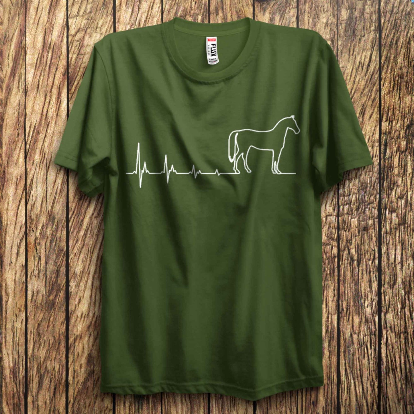 Horse Heartbeat T Shirt