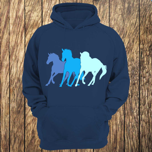 Ocean Wild Horses Unisex Hoodie