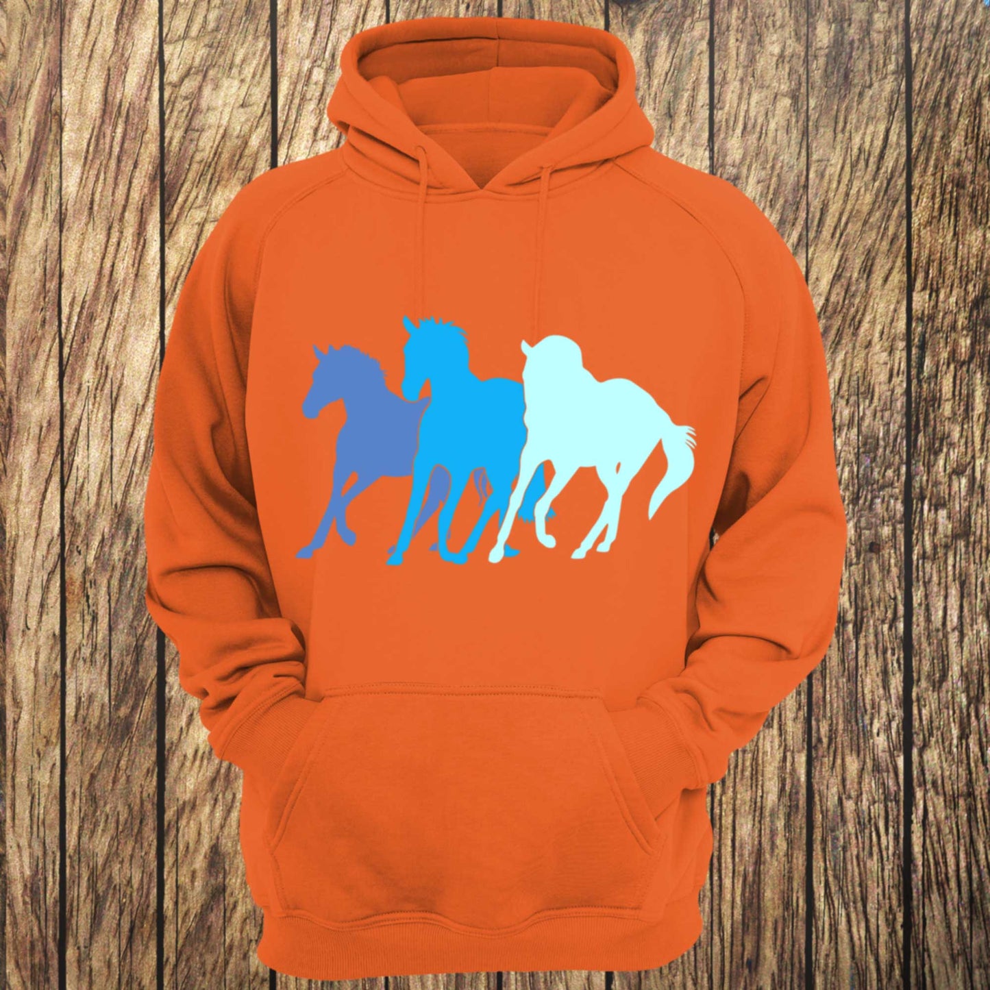 Ocean Wild Horses Unisex Hoodie