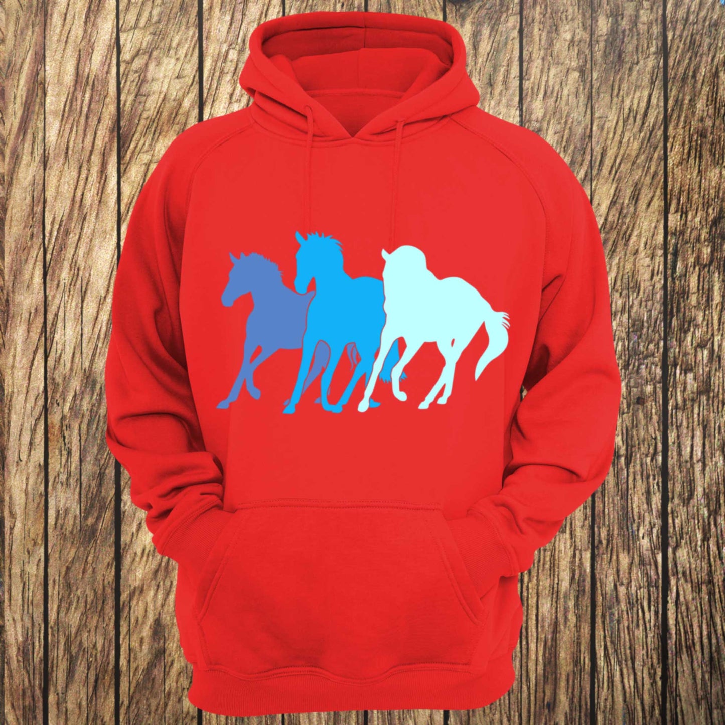 Ocean Wild Horses Unisex Hoodie