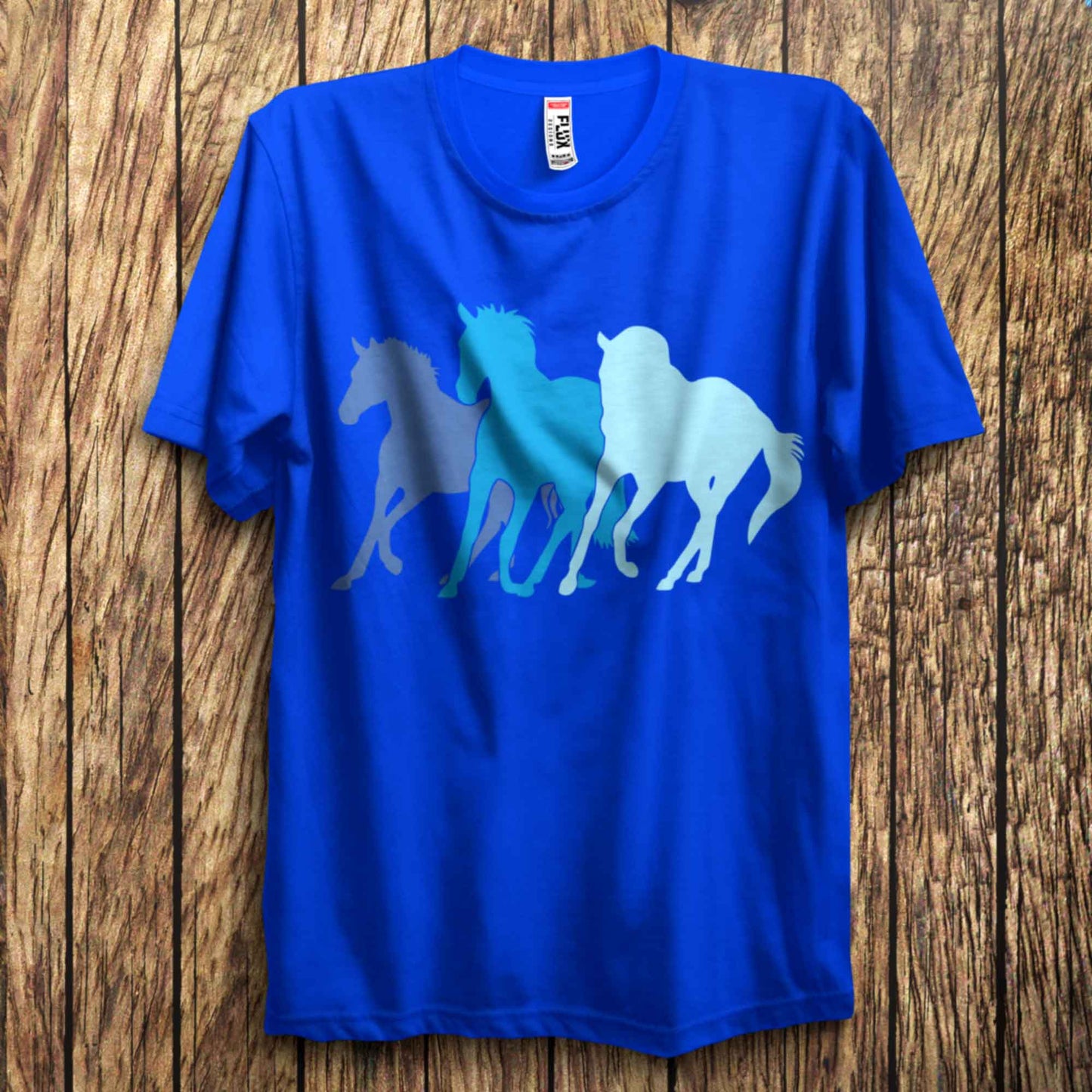 Ocean Wild Horses T Shirt