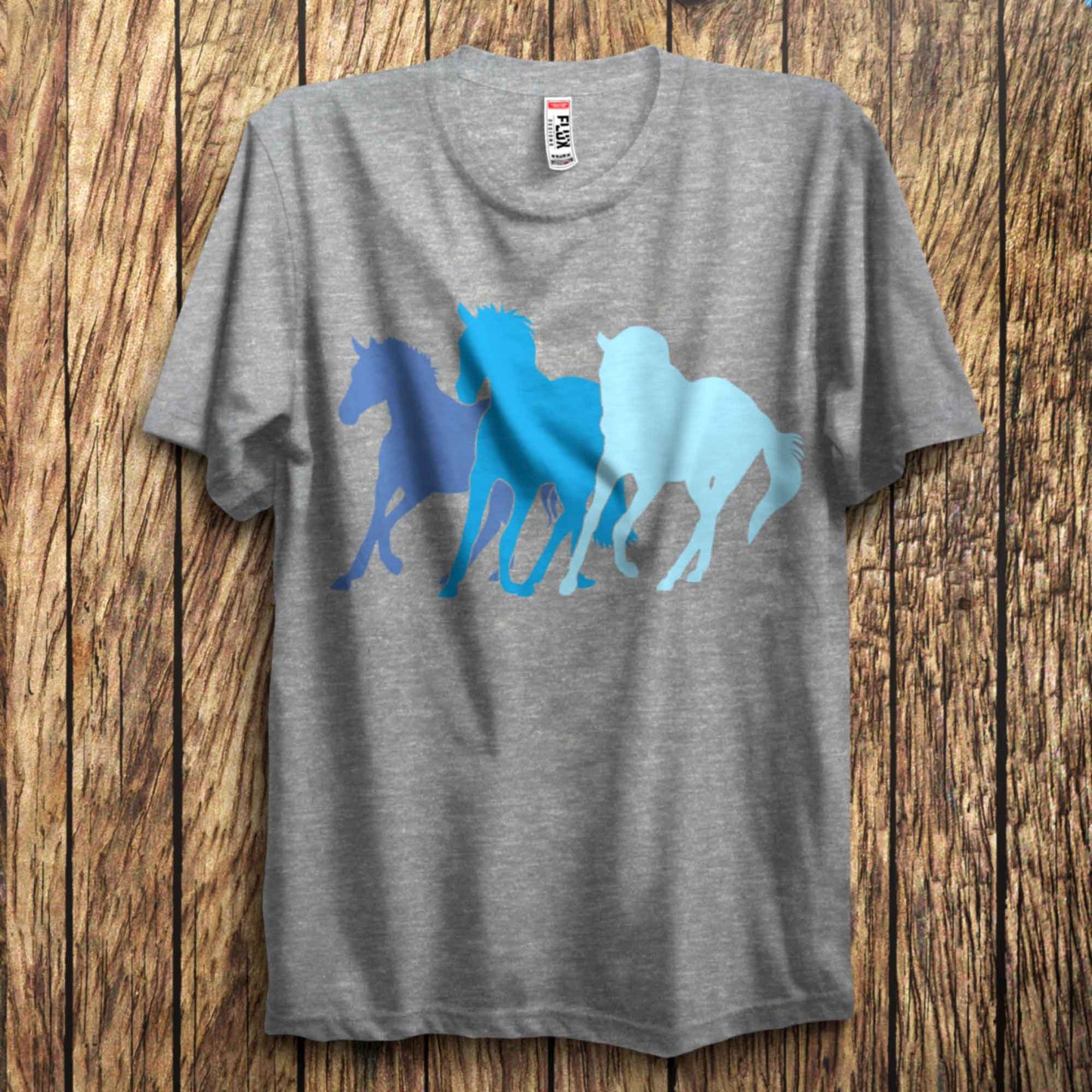 Ocean Wild Horses T Shirt