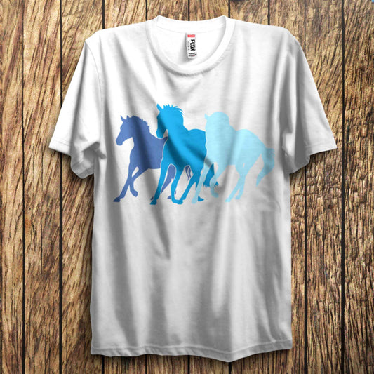 Ocean Wild Horses T Shirt