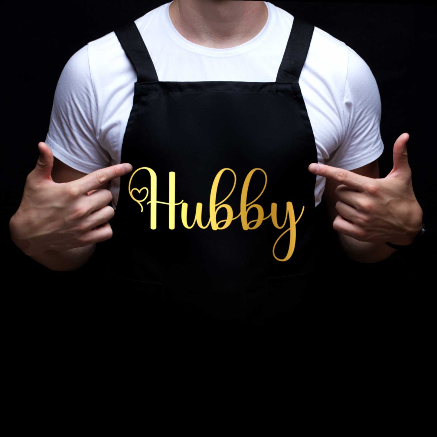 Hubby Wifey Apron