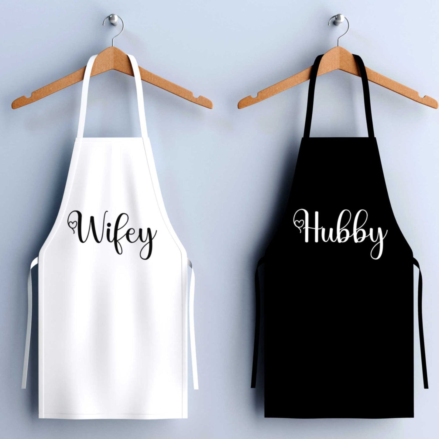 Hubby Wifey Apron