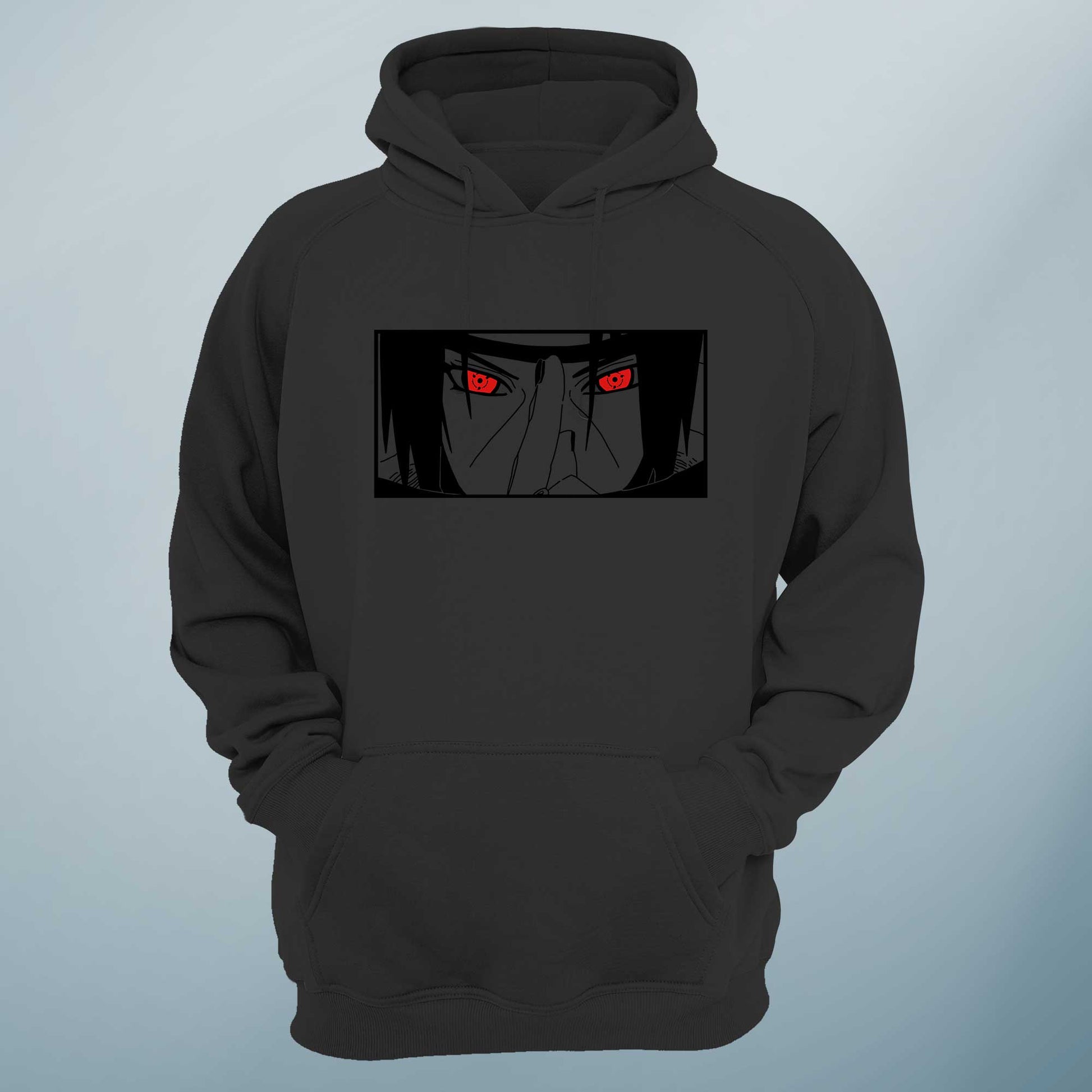 Itachi Hoodie Blackout Anime Art - FLUX DESIGNS