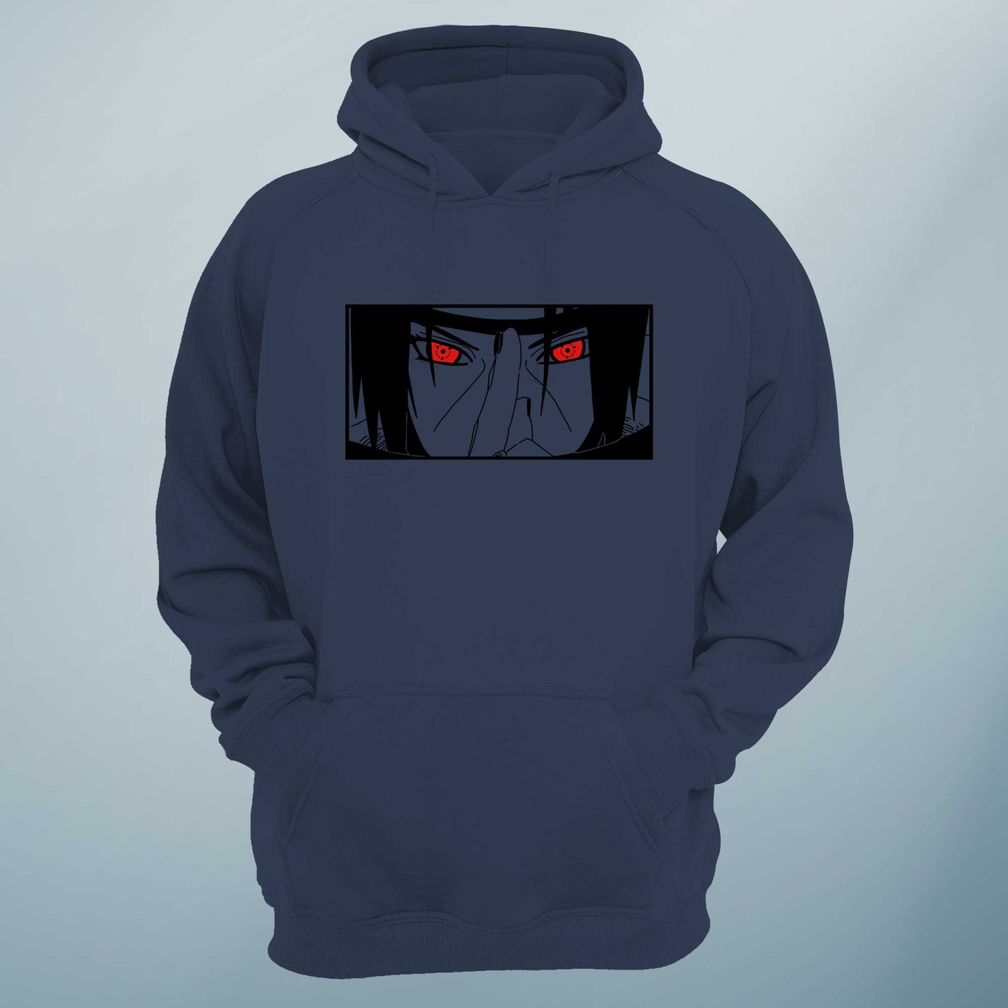 Itachi Hoodie Blackout Anime Art - FLUX DESIGNS