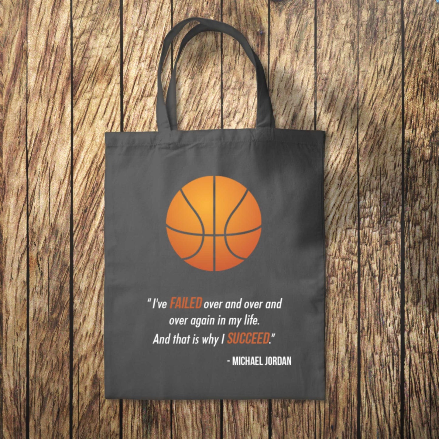 Michael Jordan I've Failed Quote Tote Bag 10L Bag