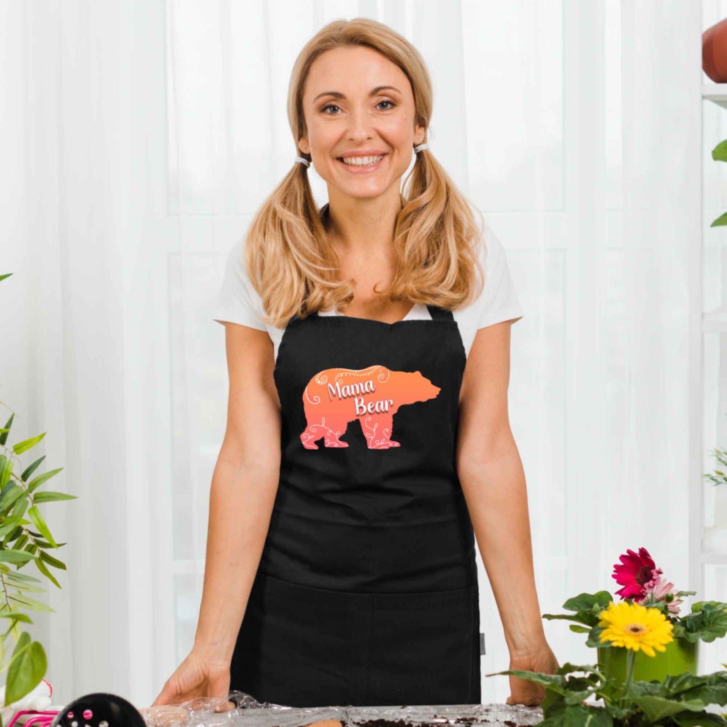 Mama Bear Sunset Apron