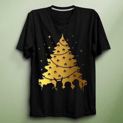 PKMN Christmas Tree T Shirt Anime Shirt