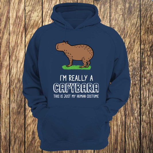 I'm really a Capybara Coloured Unisex Hoodie