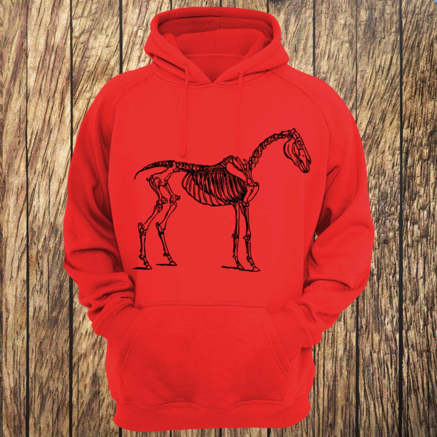 Skeleton Horse Unisex Hoodie