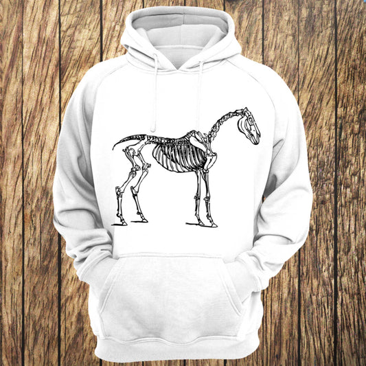 Skeleton Horse Unisex Hoodie