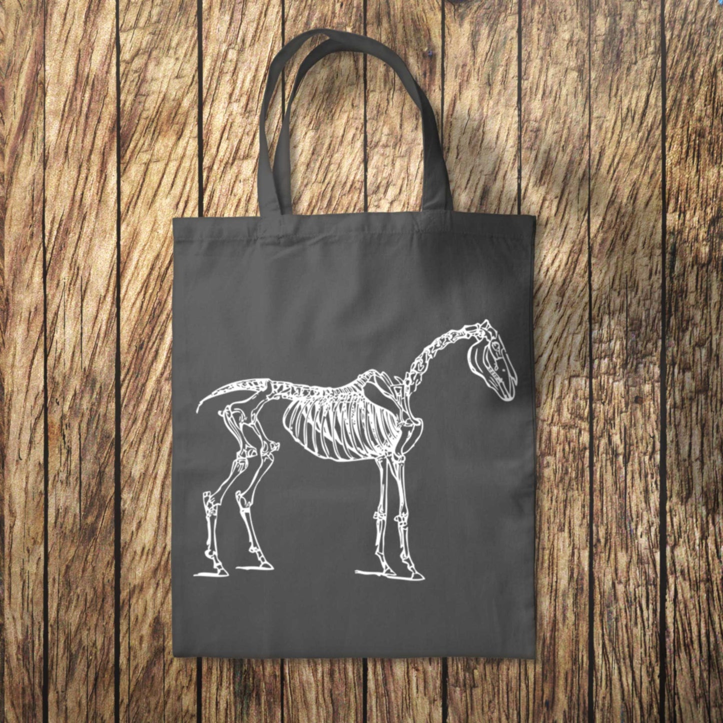 Skeleton Horse Tote Bag 10L Bag