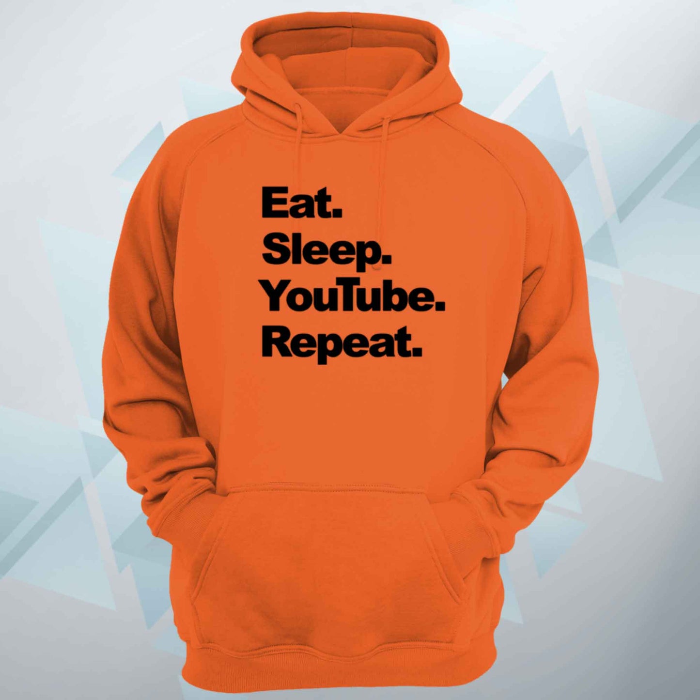 Eat Sleep Youtube Repeat Unisex Hoodie