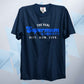 The Real Supermum Two Tone Blue T Shirt