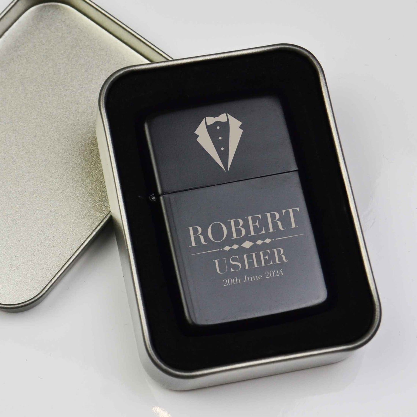 Personalised Tux Wedding Lighter Wedding Gifts