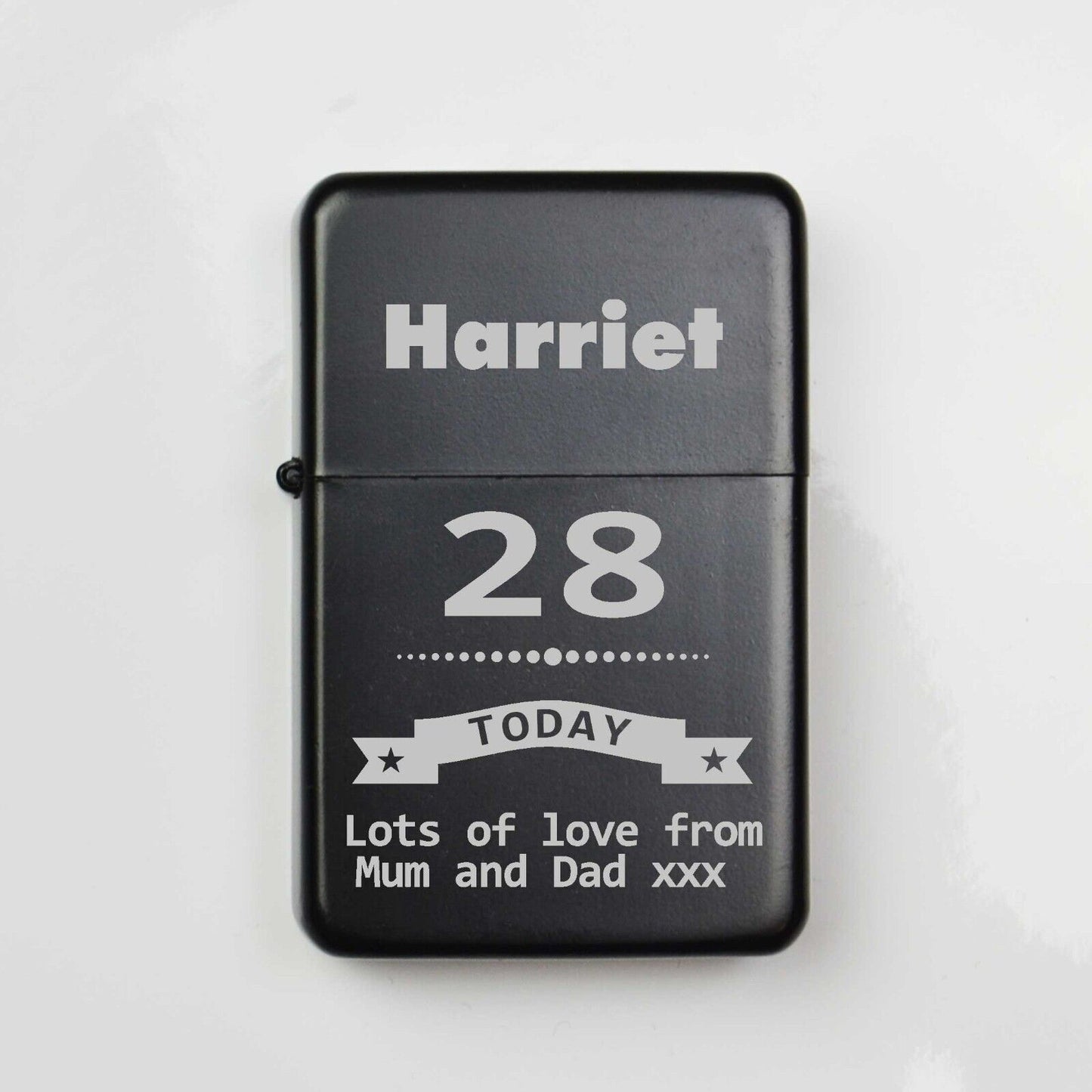 Personalised Birthday Lighter Custom Message