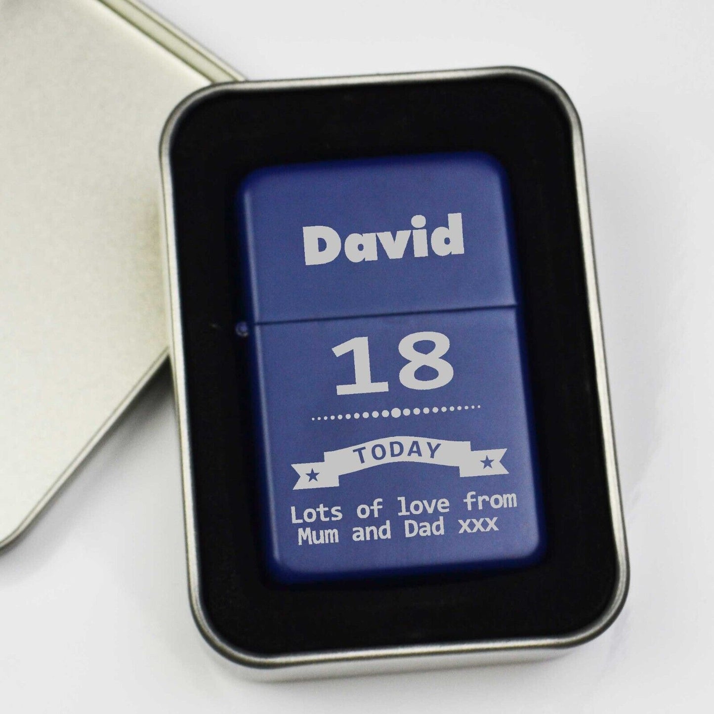 Personalised Birthday Lighter Custom Message